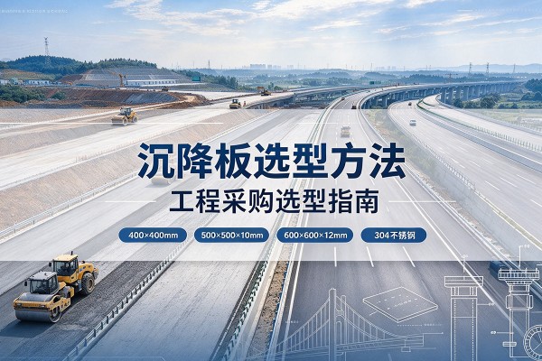 赞皇沉降板选择方法