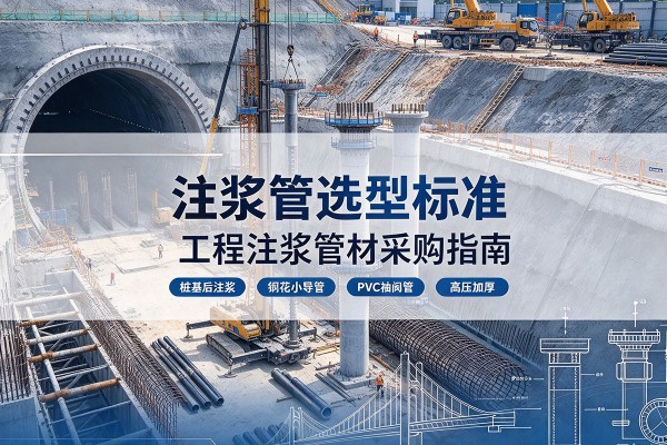 赞皇注浆管选型标准