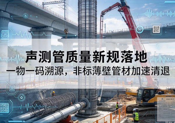 赞皇声测管质量新规落地，一物一码溯源，非标薄壁管材加速清退